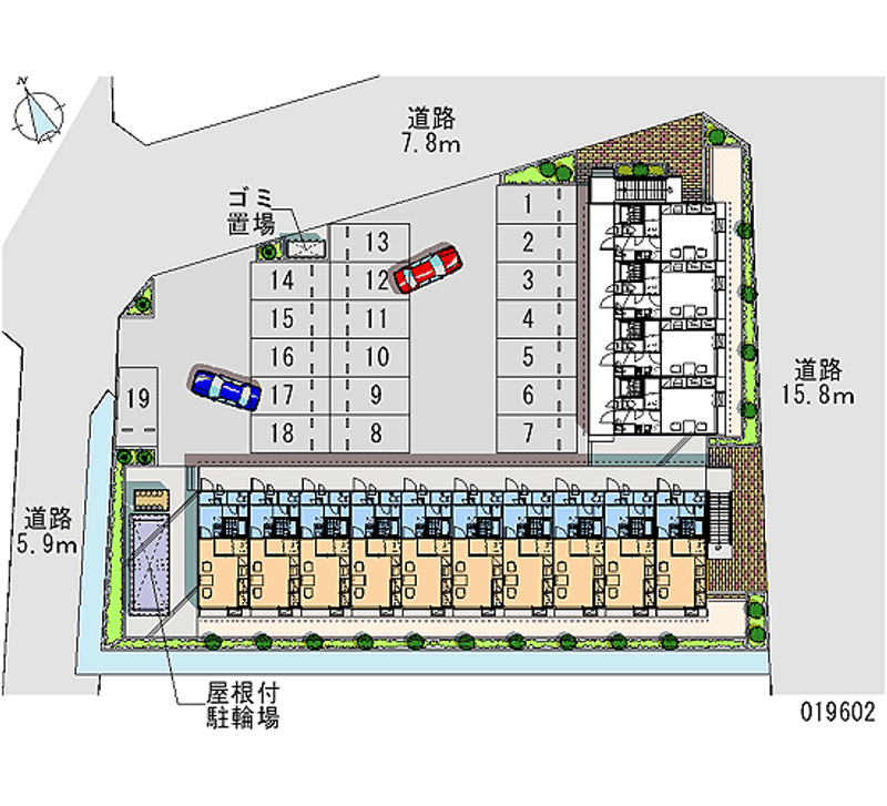 19602 Monthly parking lot