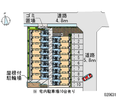 20631 Monthly parking lot