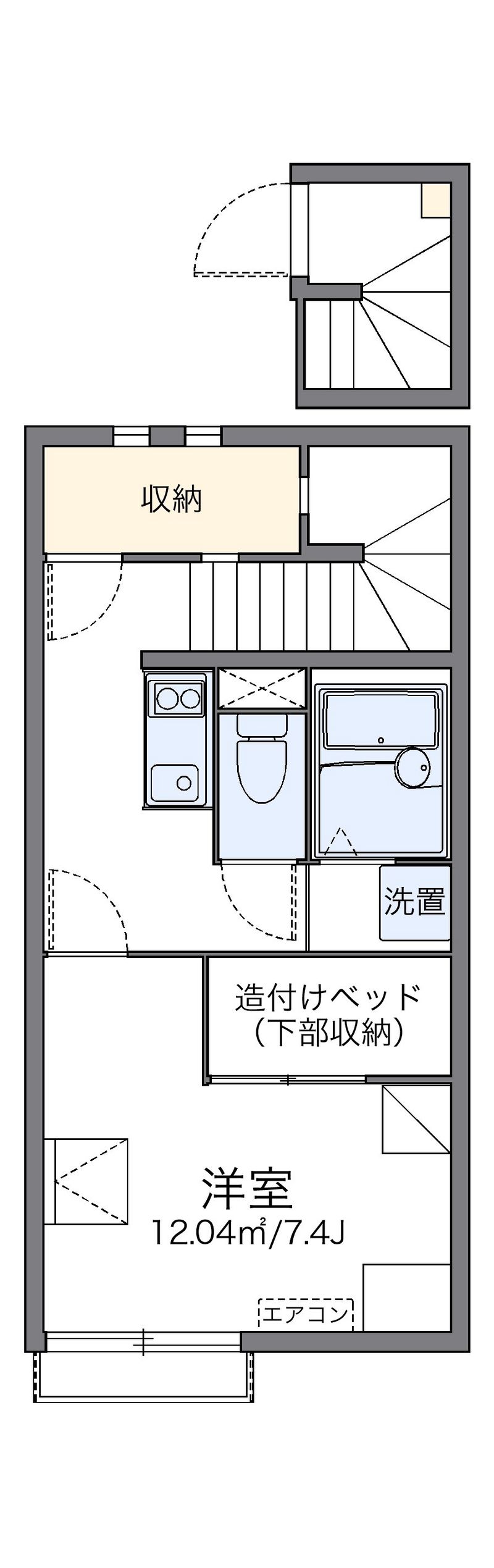 レオネクストＡＳＵＫＡ 間取図