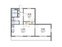 レオパレス華 間取り図