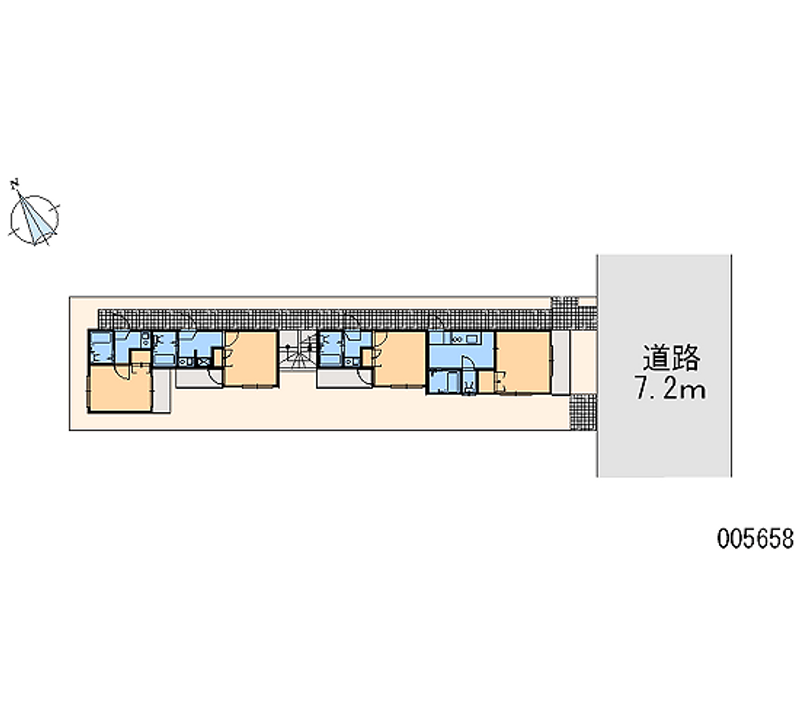 レオパレスＭ・上石神井 区画図