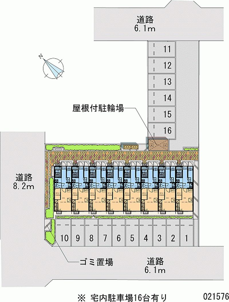 21576 Monthly parking lot