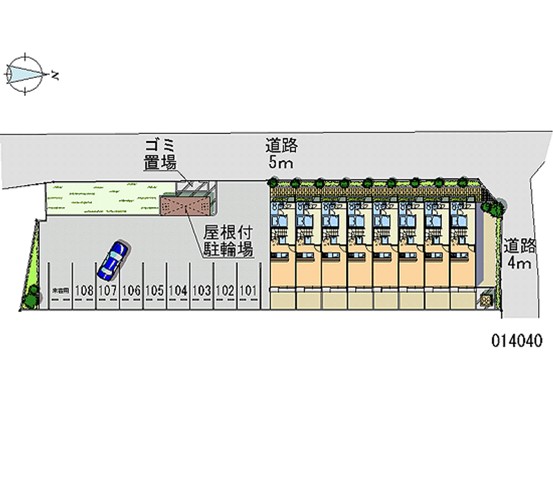 14040月租停車場