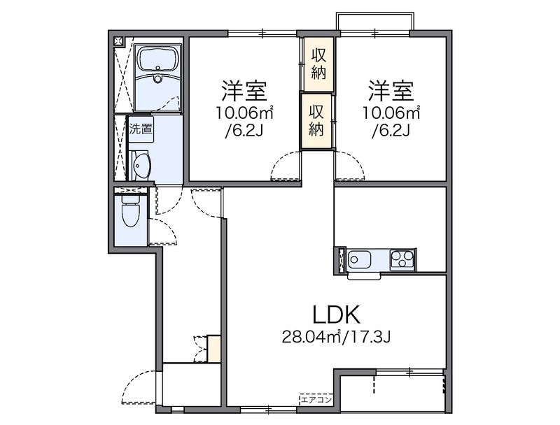 レオネクストキッズⅢ 間取図