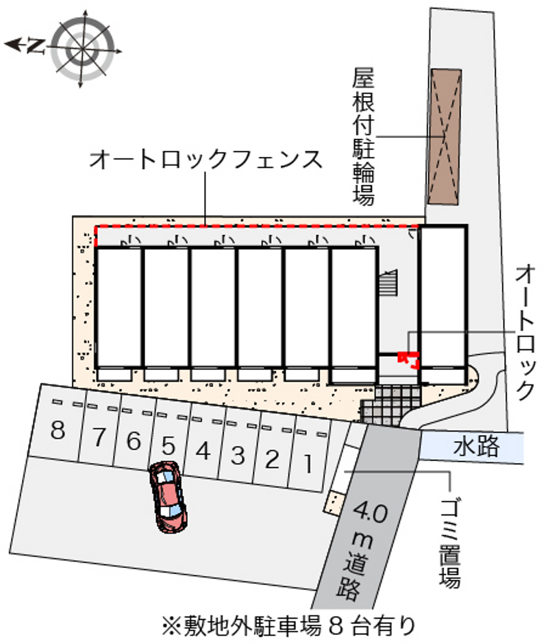 ミランダ大貫 配置図