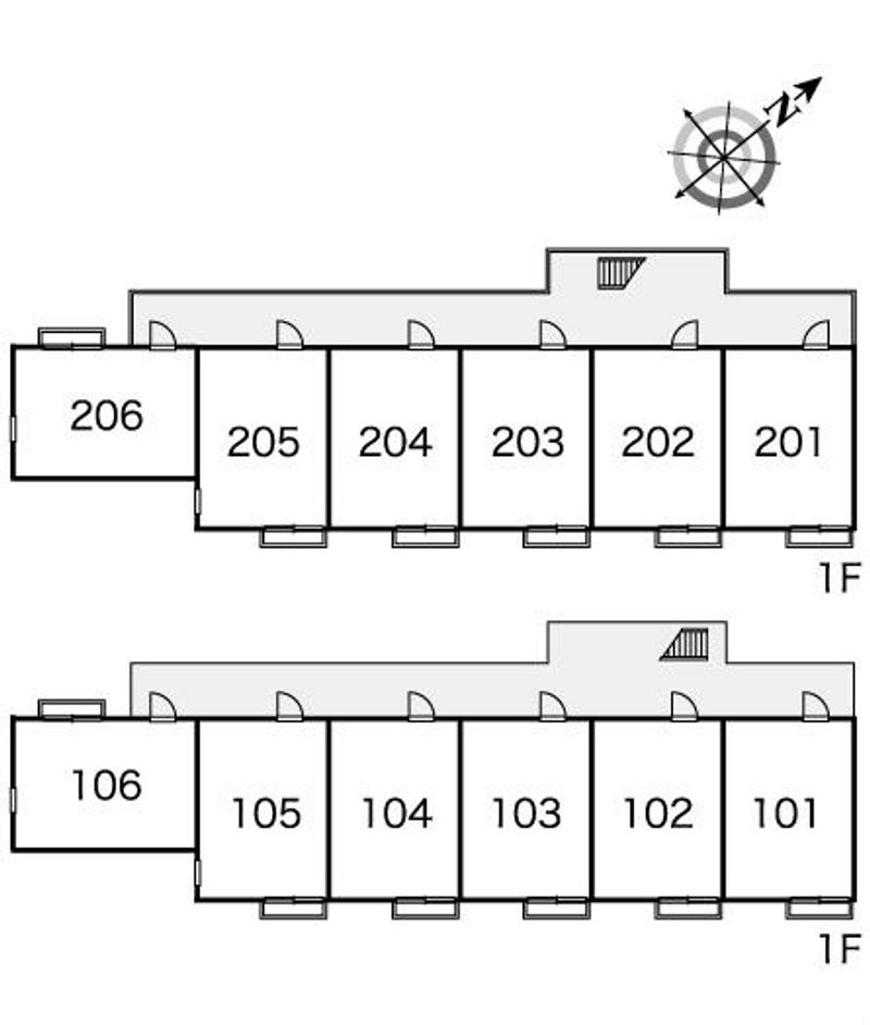 レオパレス豊 間取り配置図