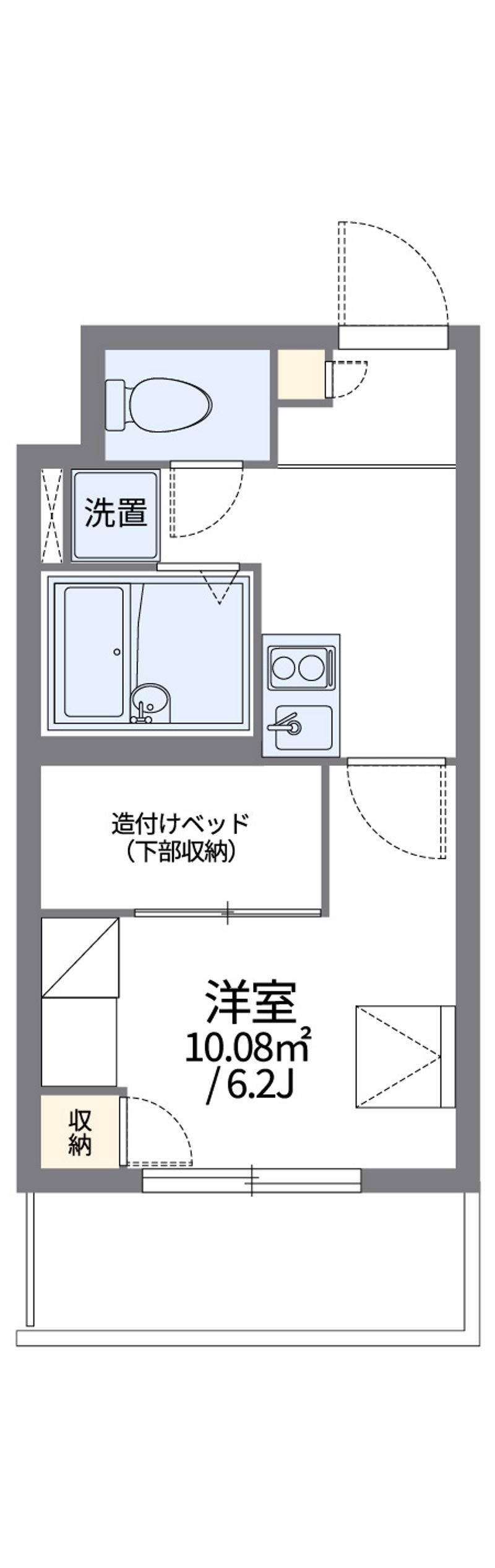 レオパレスカサ　リリオ 間取図