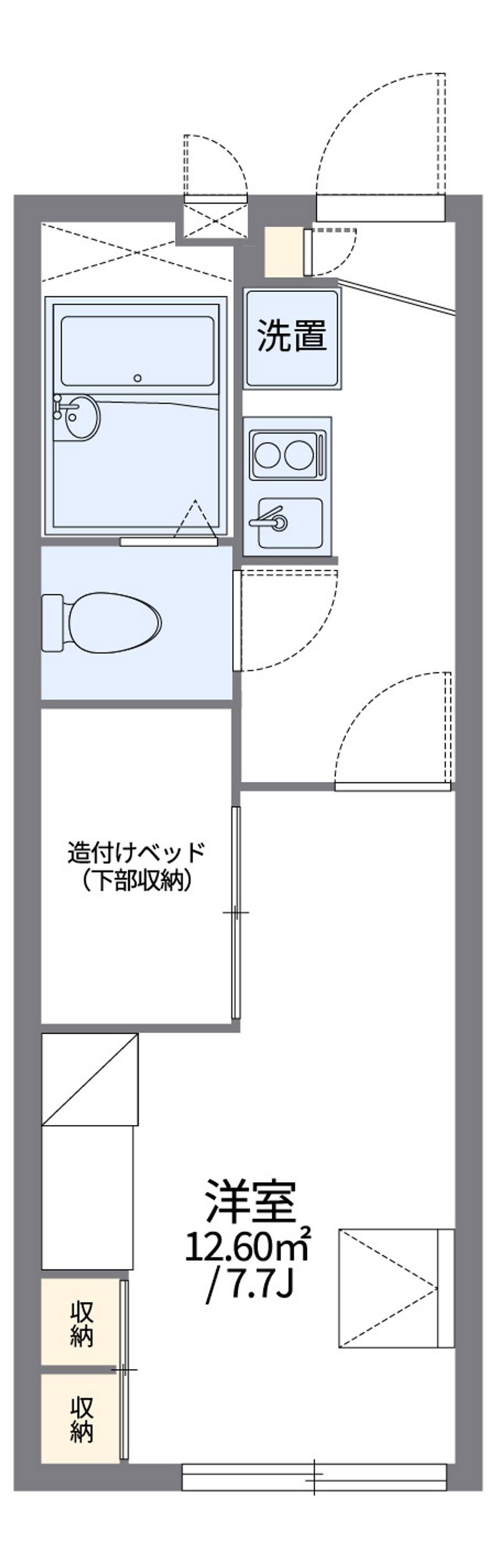 レオパレスＦｒｉｅｎｄｐａｒｋ 間取図