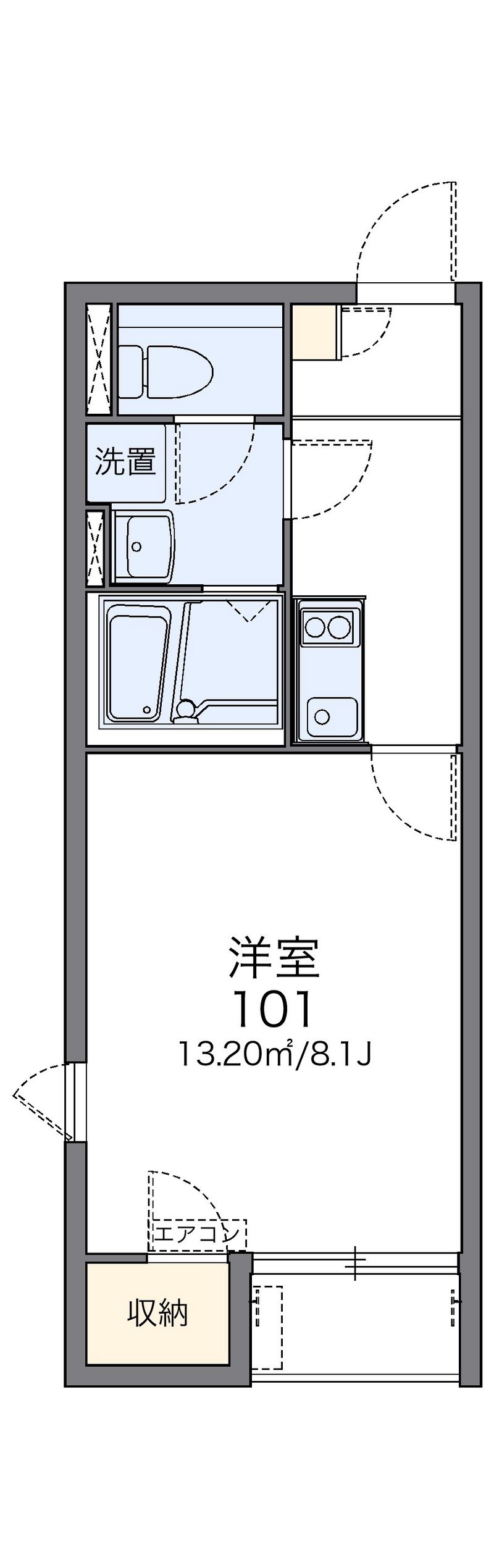 レオネクスト旭 間取図