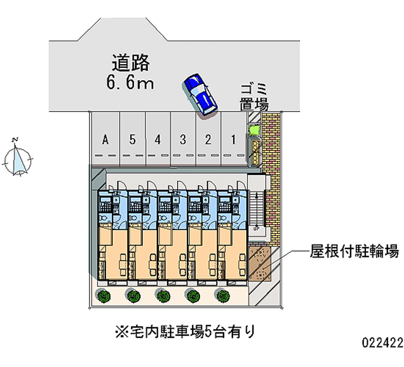 レオパレス本城 区画図