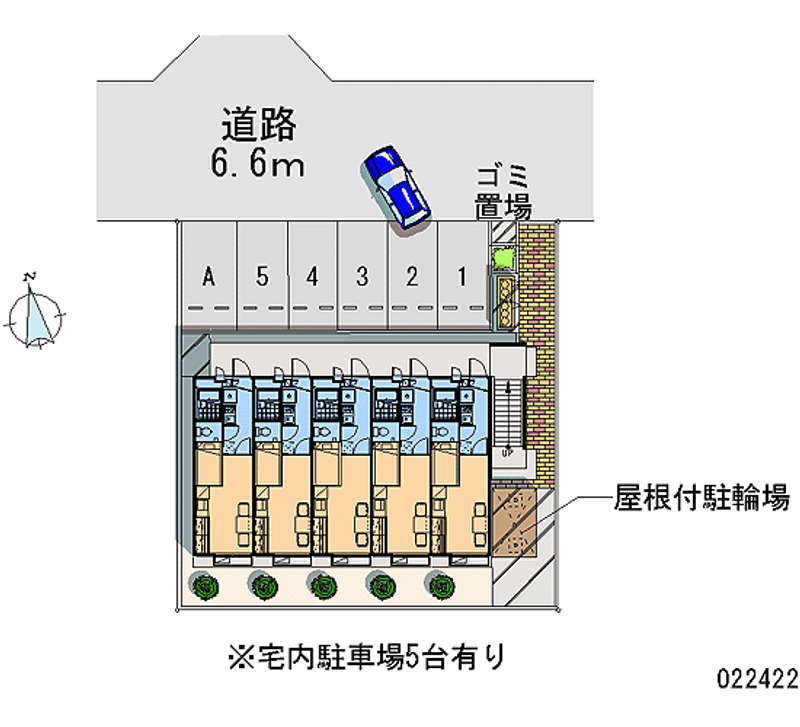 レオパレス本城 月極駐車場