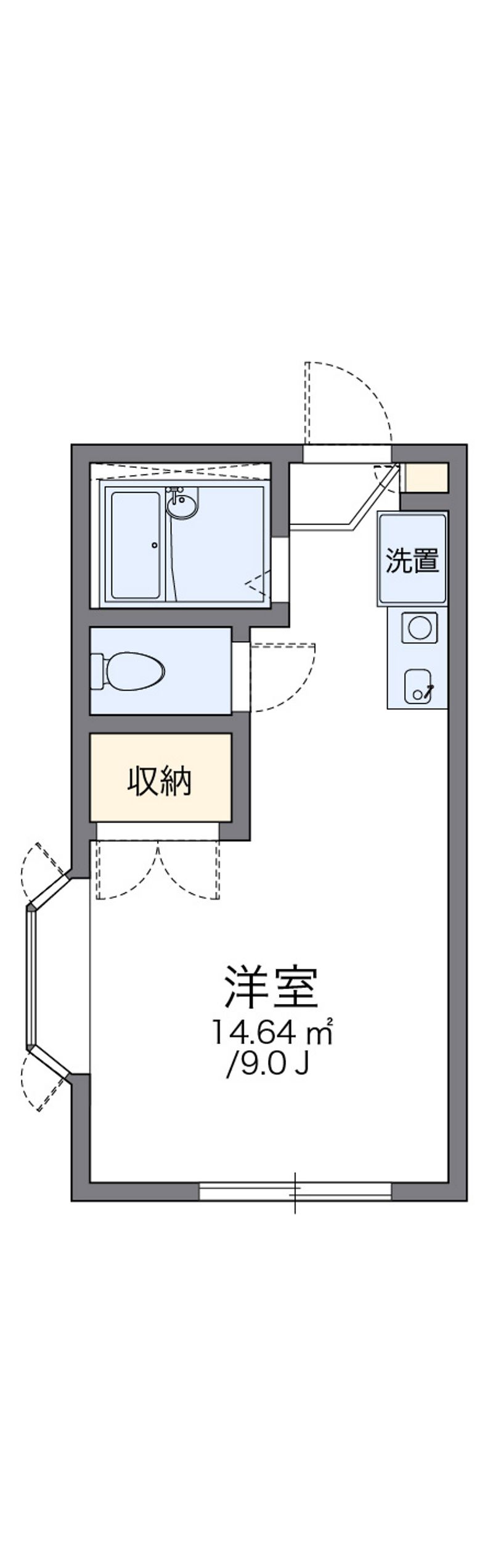 レオパレス藤宮 間取図