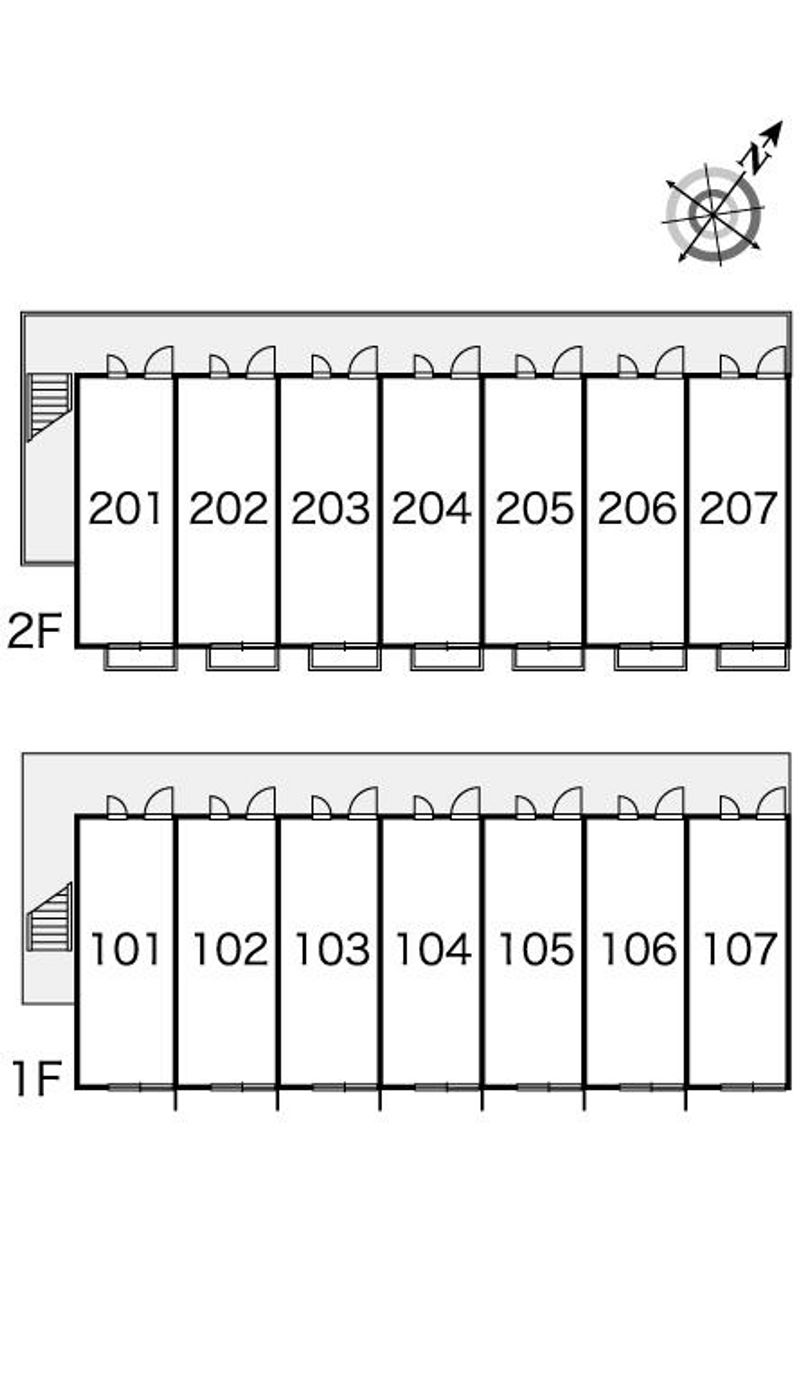レオパレスグランシャリオ 間取り配置図
