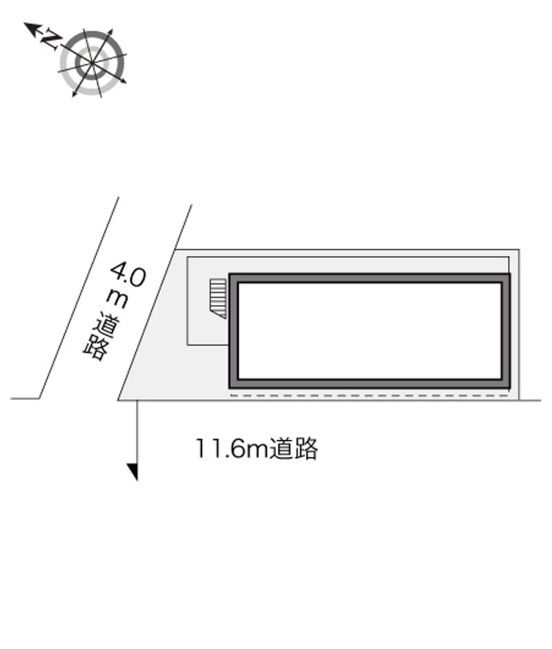 レオパレスさくらハイム 配置図