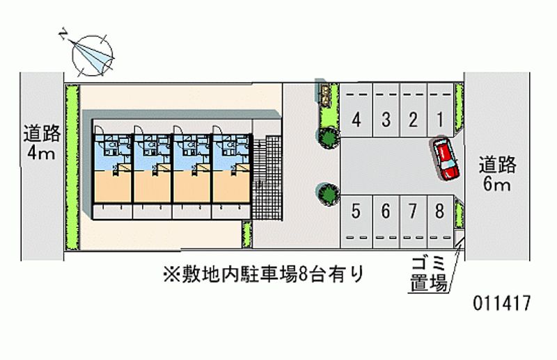 11417月租停車場