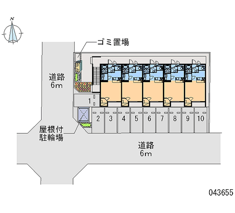 レオネクスト八日市α 月極駐車場