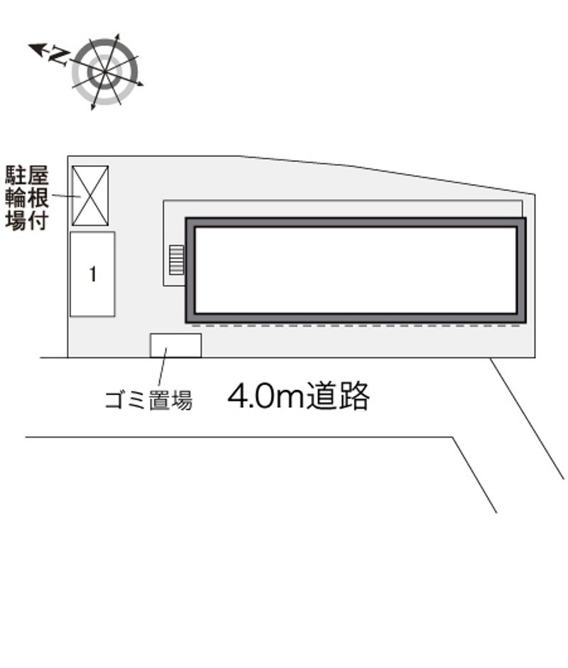 レオパレスＮｅｏハイツ 配置図