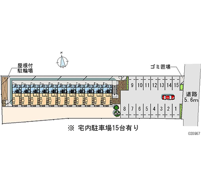 20967月租停車場