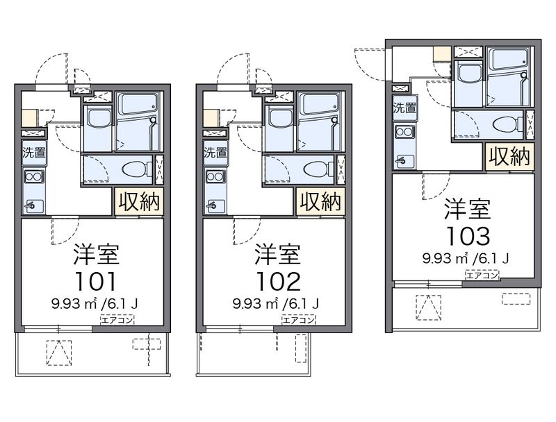クレイノノーヴェ　テラス 間取り