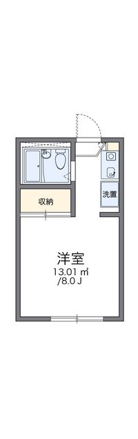 レオパレス中曽根Ⅰ 間取り図