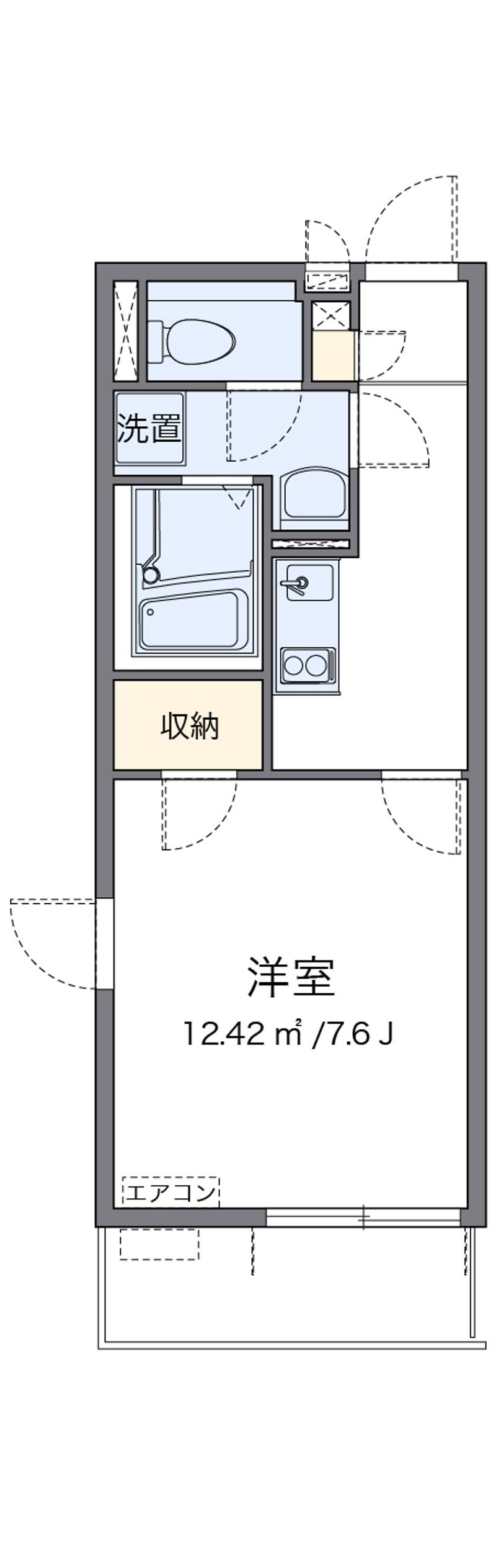 クレイノサンライズⅢ 間取り