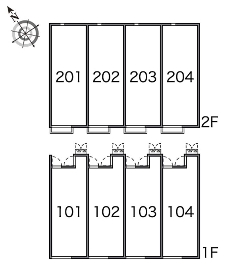 レオネクストサンシャインきらら 間取配置図