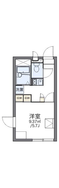 レオパレスアイリス 間取り図