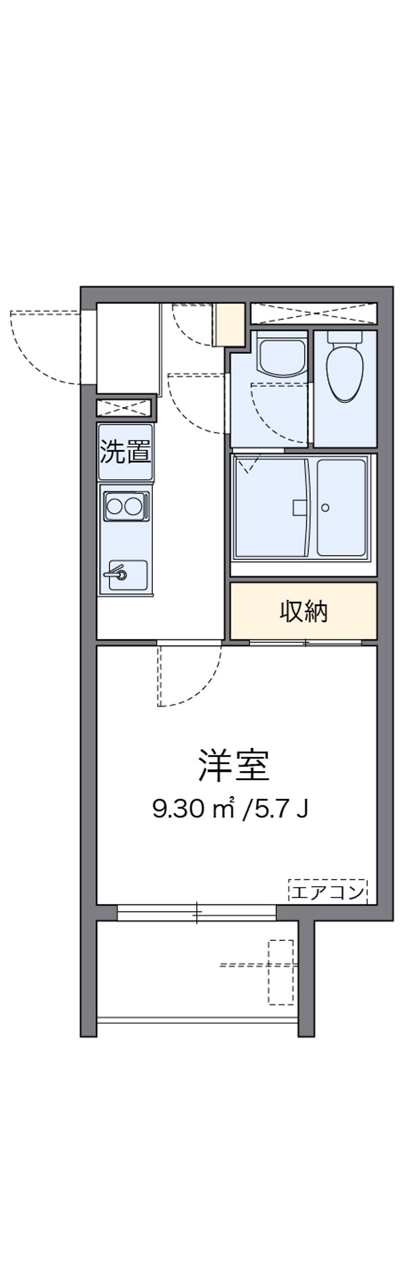 クレイノグランツ藤２５ 間取図