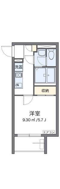 クレイノグランツ藤２５ 間取図
