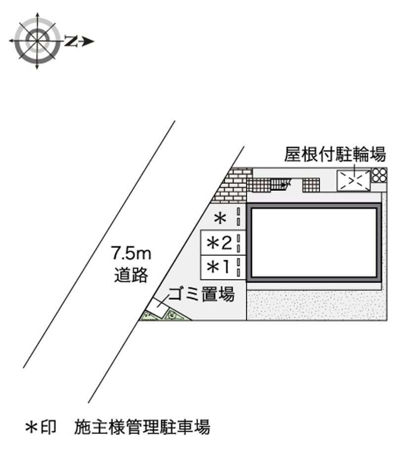 レオパレスＭＩＮＡＩ 配置図
