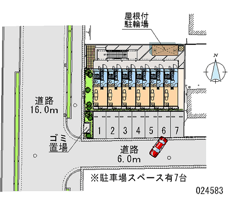 レオパレス夢心地 月極駐車場