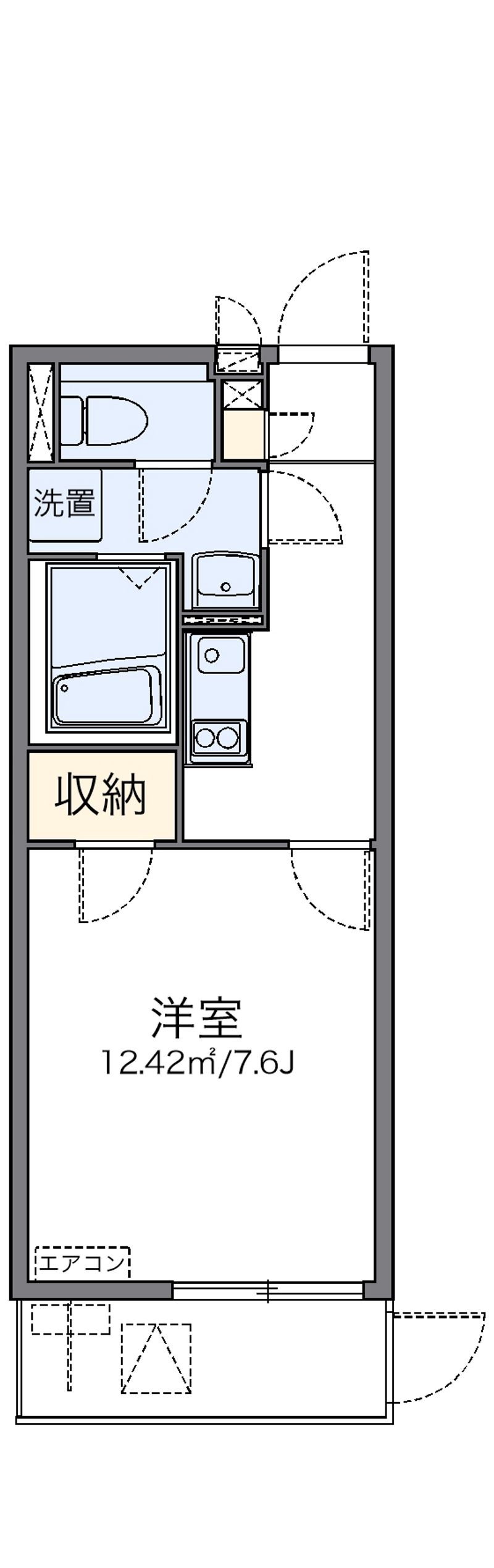レオネクストリヴィエール武庫川 間取図