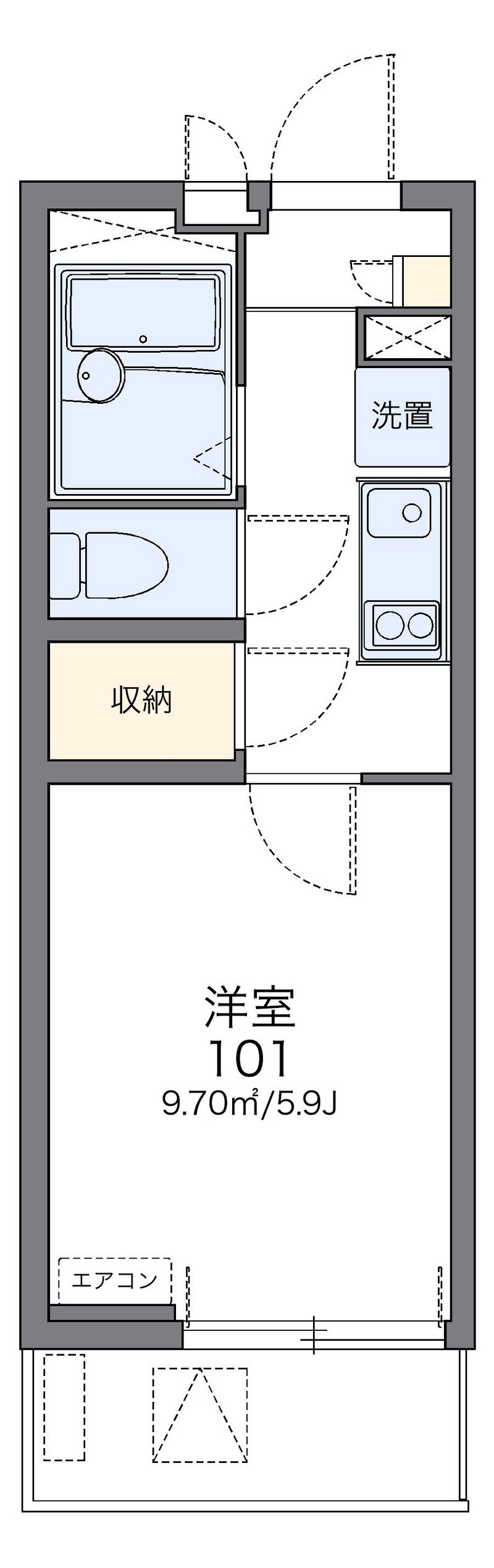 レオネクスト山下公園 間取図