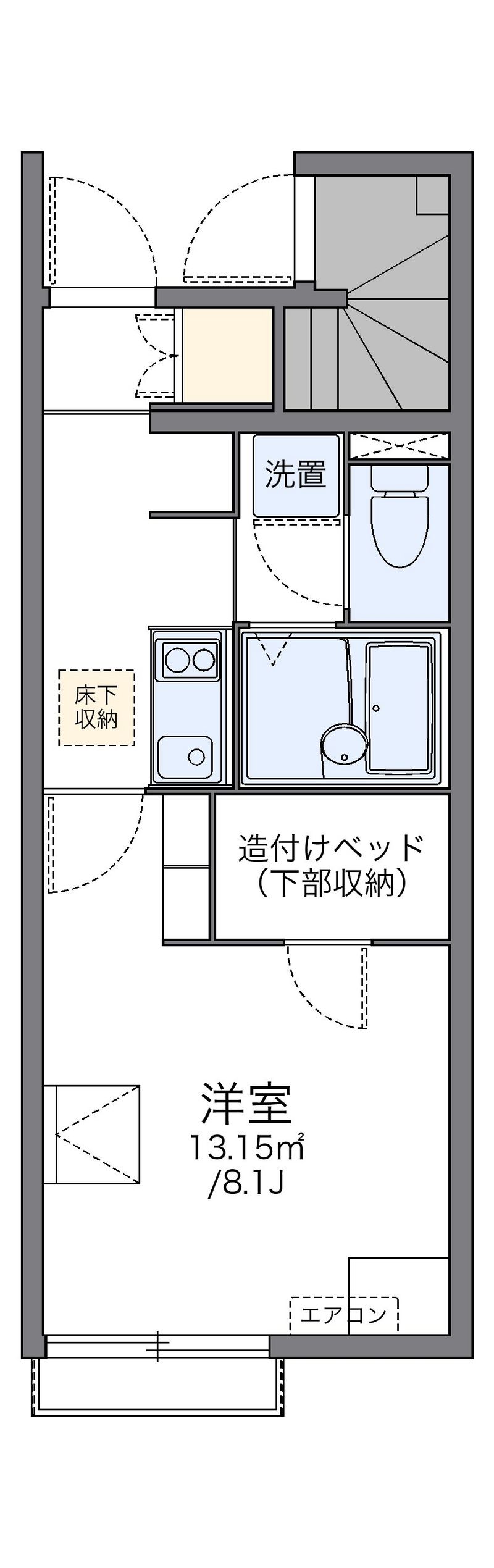 レオネクストほたる 間取図