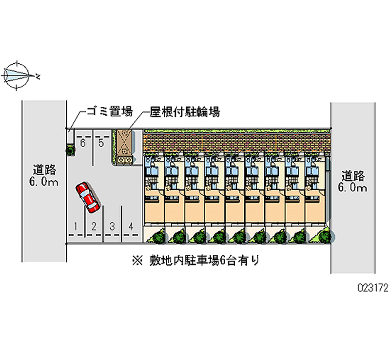 23172 bãi đậu xe hàng tháng