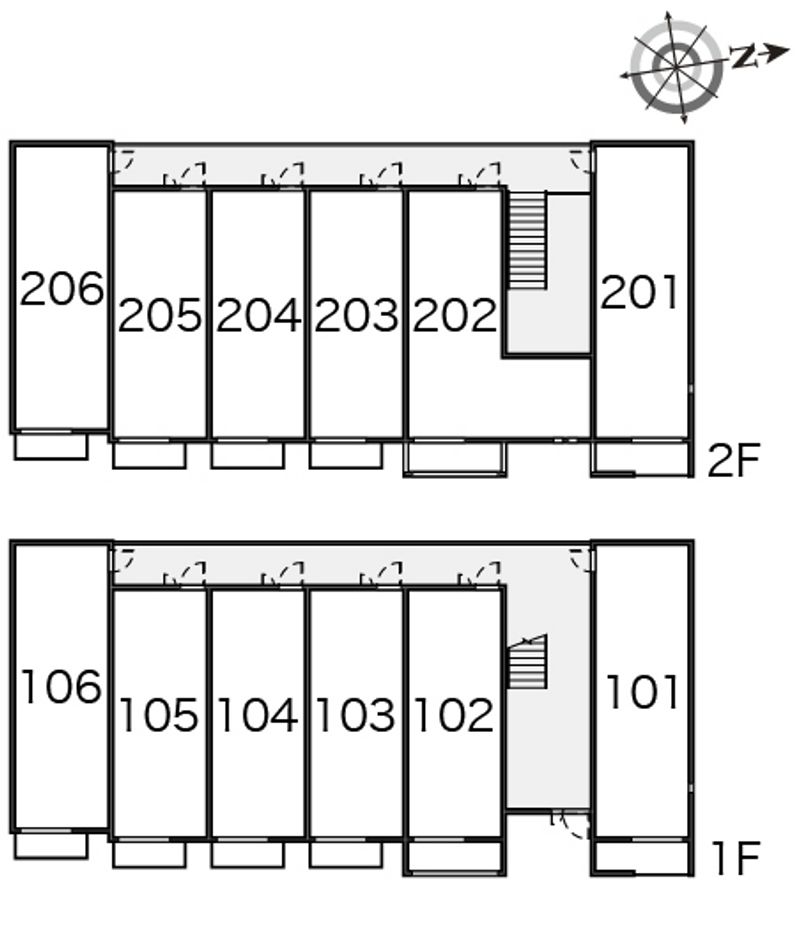 ミランダメルベーユ 間取り配置図