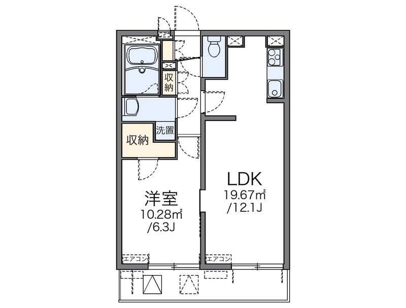 leopalace Lumiere Komaba Todai Floor plan