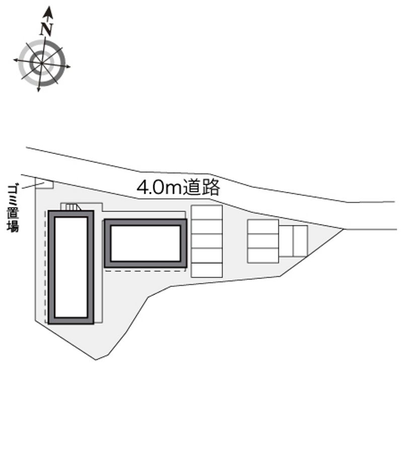 レオパレスＲ・Ｏ 配置図