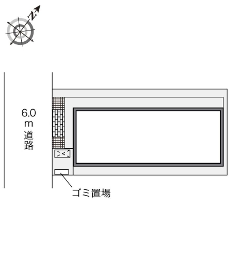 レオパレスＭ＆Ｔ麻生町 配置図