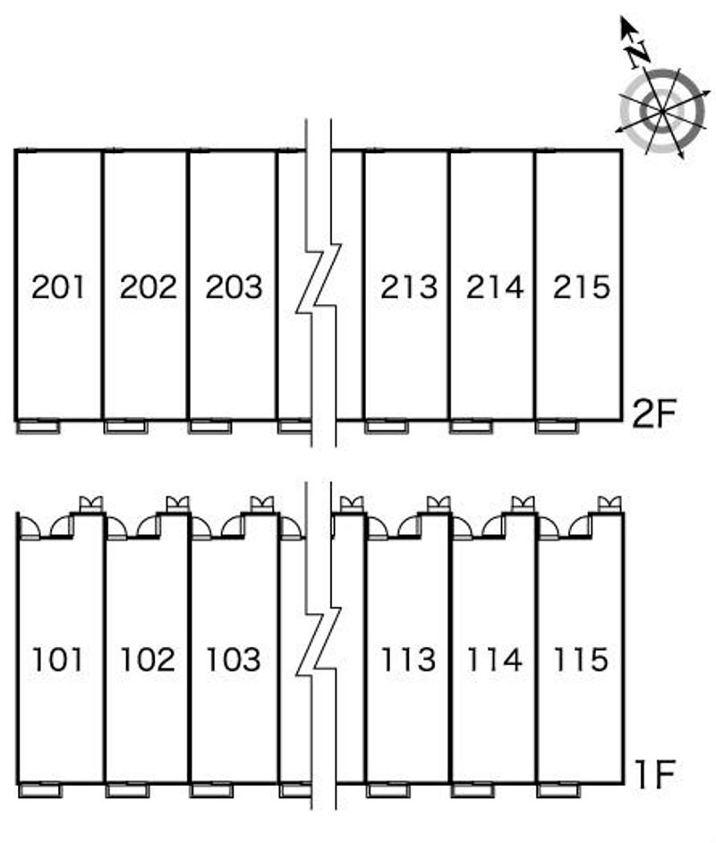 レオパレスボアソルテ 間取り配置図