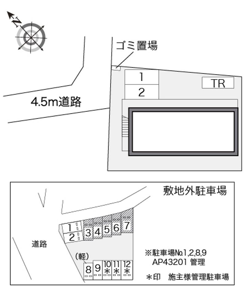 レオパレスＲＩＣＨＨＯＵＳＥ 配置図