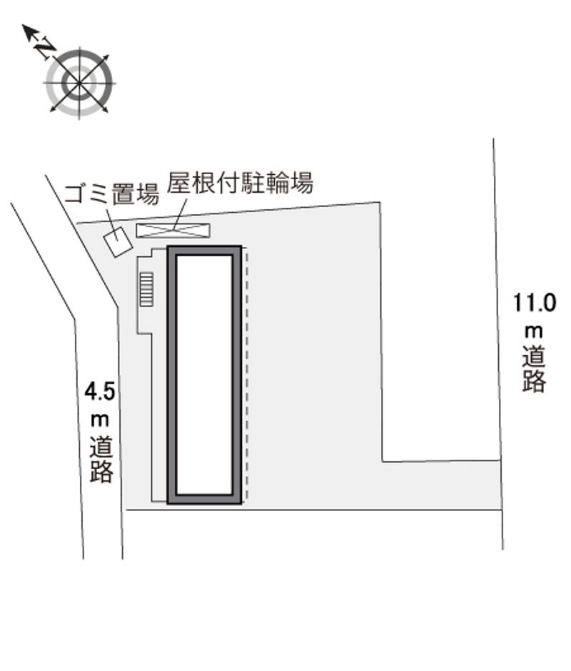 レオパレス九番街 配置図
