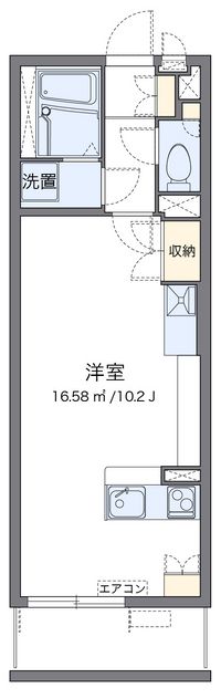 レオネクストレジデンス川崎 間取図