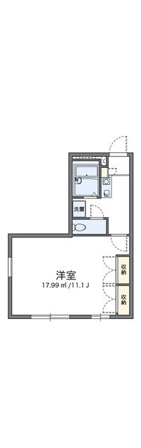 レオパレスＳＡＢＡ−Ⅰ 間取り図