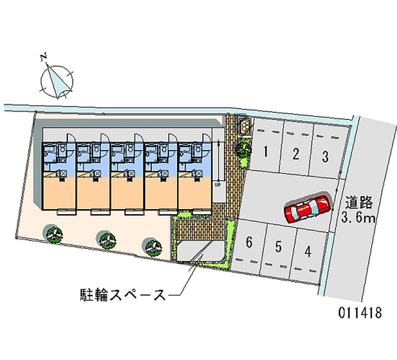 レオパレス宮嶋 区画図