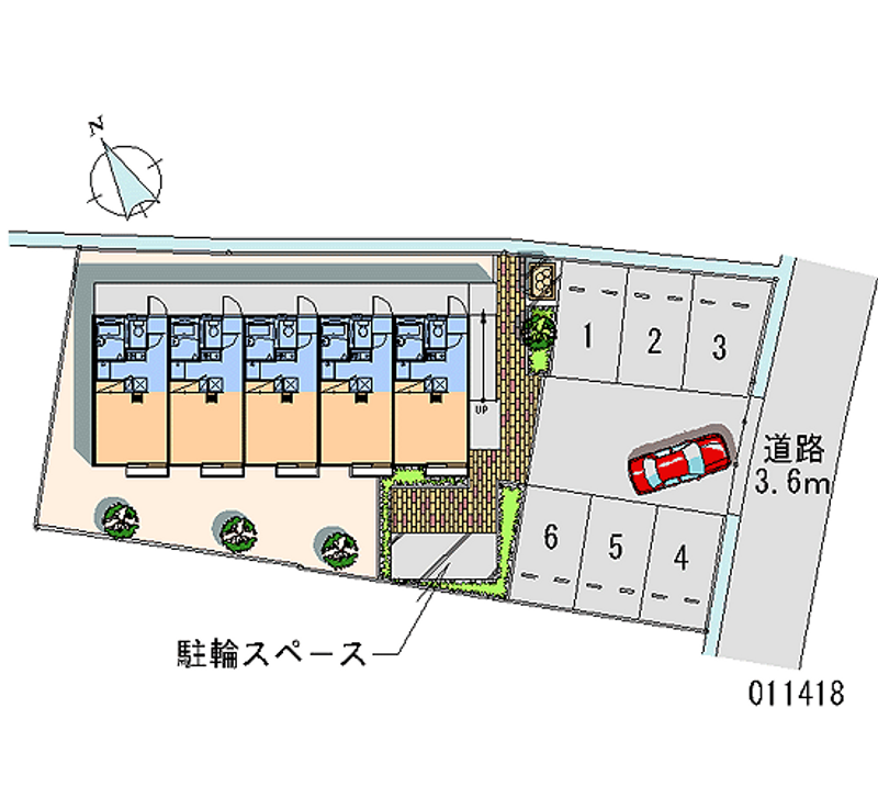 11418 Monthly parking lot