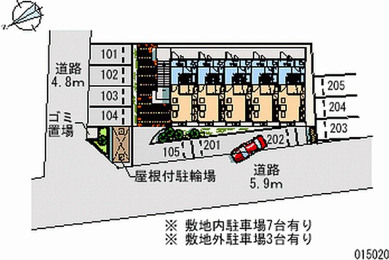 レオパレスＴＭ 月極駐車場