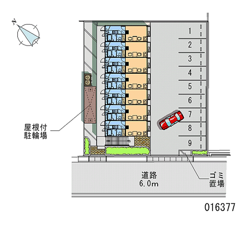 レオパレスマザーグース 月極駐車場