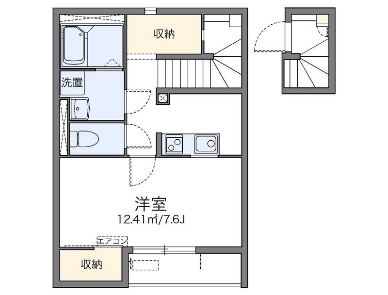 レオネクスト高サカエメゾン 間取図