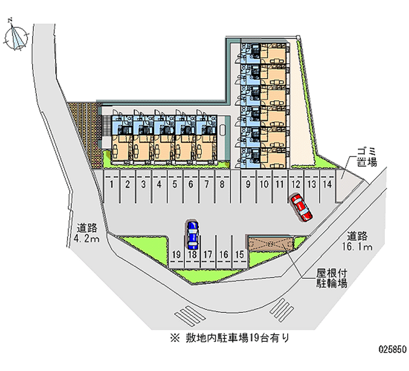 レオパレスシャトー　西門 共用部分